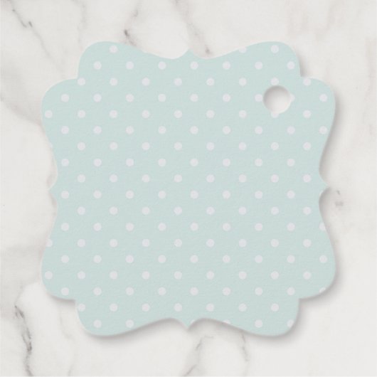 Cute Llama Pattern on Polka Dots Bedankt Bedankjes Labels (Achterkant)