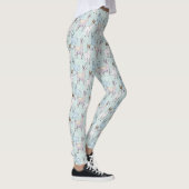Cute Llama Pattern on Polka Dots Leggings (Rechts)