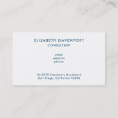 Cute Llama Pattern on Polka Dots Visitekaartje (Achterkant)