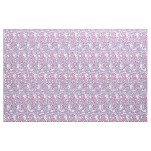 Cute Llama Pattern Stof (Fat Quarter)