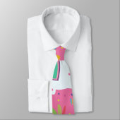 Cute Llama Pattern Stropdas (Gebonden)