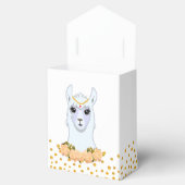 Cute Llama, Peonias & Gold Confetti Hartelijk dank Bedankdoosjes (Geopend)