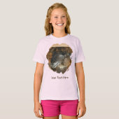 Cute Llama Personalized Animal  T-shirt (Voorkant volledig)