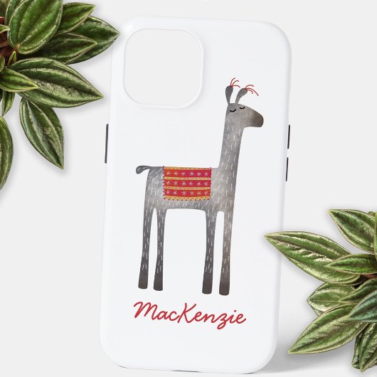 Cute Llama Persoonlijk Case-Mate iPhone Case