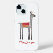 Cute Llama Persoonlijk Case-Mate iPhone Case (Achterkant)