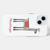 Cute Llama Persoonlijk Case-Mate iPhone Case (Achterkant (horizontaal))