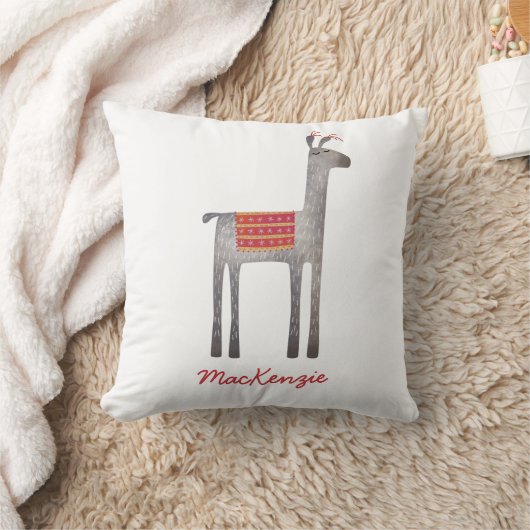 Cute Llama Persoonlijk Kussen (Deken)