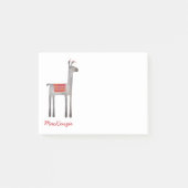 Cute Llama Persoonlijk Post-it® Notes (Voorkant)