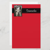 Cute Llama Persoonlijke schrijfbenodigdheden Briefpapier (Voorkant / Achterkant)