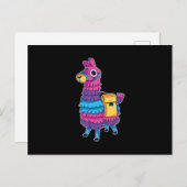 Cute Llama Pinata Briefkaart (Voorkant / Achterkant)