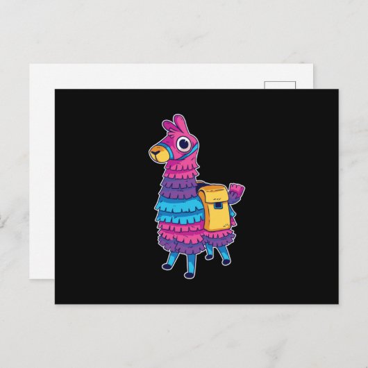 Cute Llama Pinata Briefkaart (Voorkant / Achterkant)