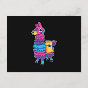 Cute Llama Pinata Briefkaart