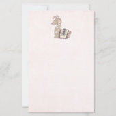 Cute Llama Princess Wearing a Crown (Voorkant)