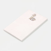 Cute Llama Princess Wearing a Crown Post-it® Notes (Schuin)