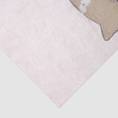 Cute Llama Princess Wearing a Crown Tissuepapier (Detail)