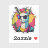 Cute Llama Sticker (Vel)