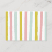 Cute Llama Theme Baby shower Book Request Informatiekaartje (Achterkant)