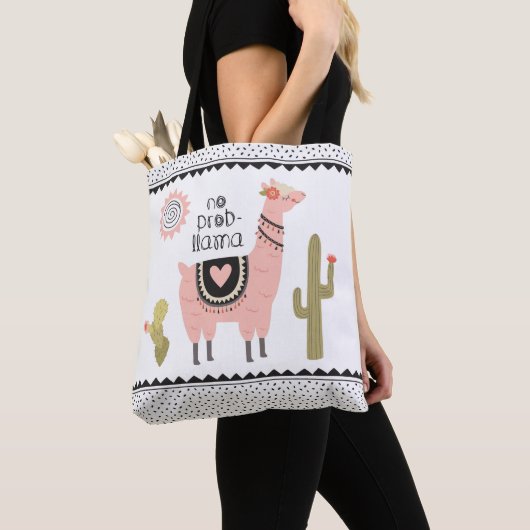 Cute Llama Tote Bag (Dichtbij)