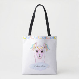 Cute Llama Tote Bag