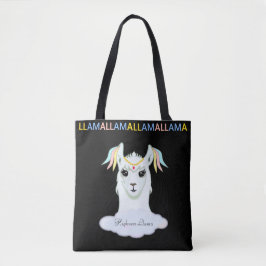 Cute Llama Tote Bag