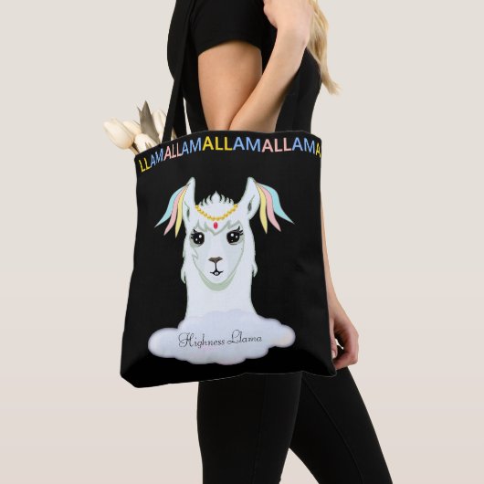 Cute Llama Tote Bag (Dichtbij)