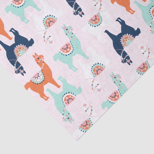 Cute Llama-weefselpapier Tissuepapier (Detail)