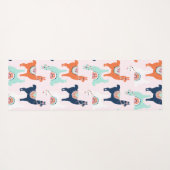Cute Llama Yoga Mat (Achterkant (horizontaal))