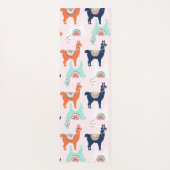 Cute Llama Yoga Mat (Achterkant)