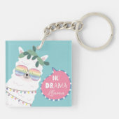 Cute Llamas Sleutelhanger (Achterkant)