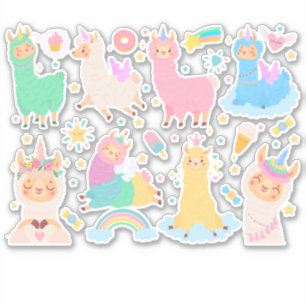 Cute Llamas Sticker