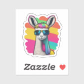 Cute Llamas Sticker (Vel)