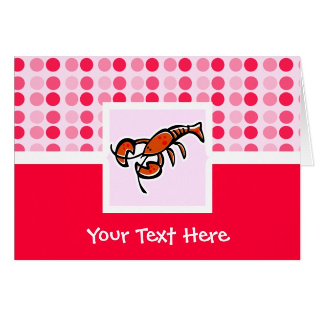 Cute Lobster (Voorkant Horizontaal)