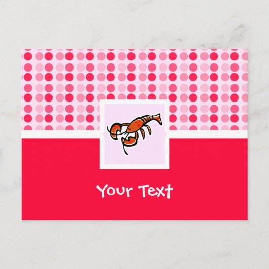 Cute Lobster Briefkaart (Voorkant)