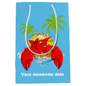 Cute Lobster-hoofdpartij Medium Cadeauzakje (Voorkant)