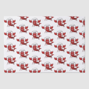 Cute Lobster-hoofdpartij Tissuepapier