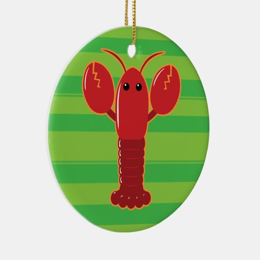 Cute Lobster Keramisch Ornament (Rechts)