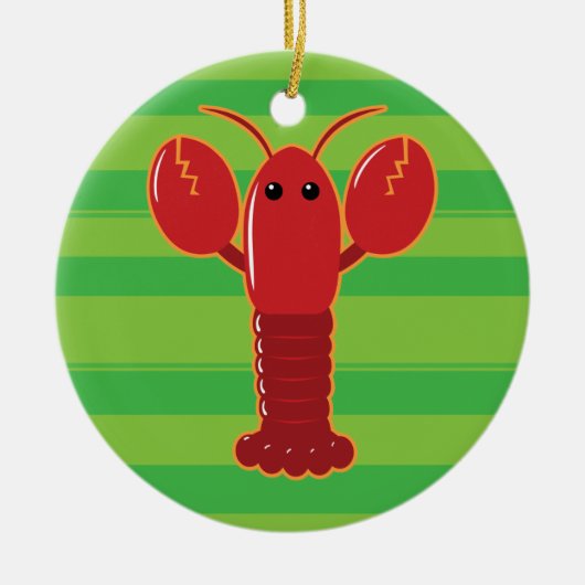 Cute Lobster Keramisch Ornament (Voorkant)