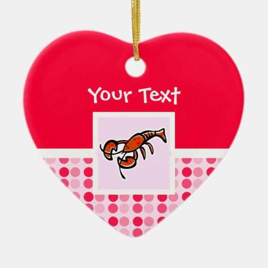 Cute Lobster Keramisch Ornament (Voorkant)