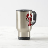 Cute Lobster Nautical beachtravel cup Reisbeker (Voorkant rechts)