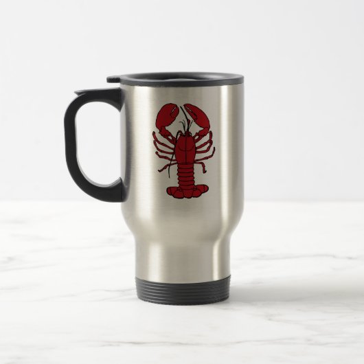 Cute Lobster Nautical beachtravel cup Reisbeker (Links)