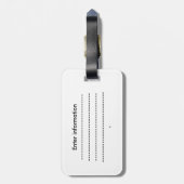 Cute Lobster Nautical strand bagagelabel (Achterkant verticaal)