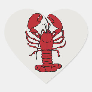 Cute Lobster Nautical strand sticker
