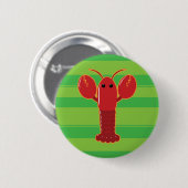 Cute Lobster Ronde Button 5,7 Cm (Voorkant /achterkant)
