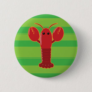 Cute Lobster Ronde Button 5,7 Cm