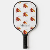 Cute Lobster Seafood Personalized Retirement Pickleball Paddle (Voorkant)