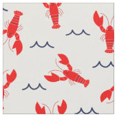 Cute Lobster Stof (Close Up)