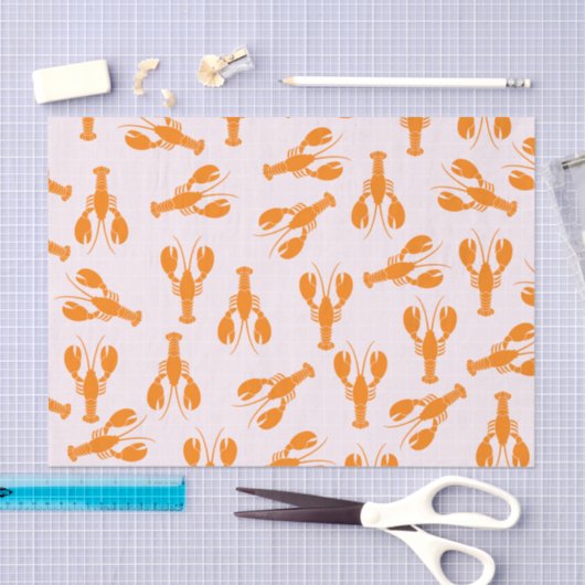 Cute Lobster-weefselpapier Tissuepapier (Craft)