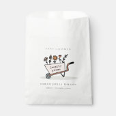 Cute locally Grown Blush Floral Cart Baby shower Bedankzakje (Voorkant)