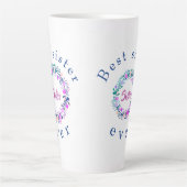 Cute logo Best Sister Ever Word Art Mok (Voorkant)