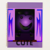 CUTE_LOGO_PINK_BLACK PLANNER (Voorkant)